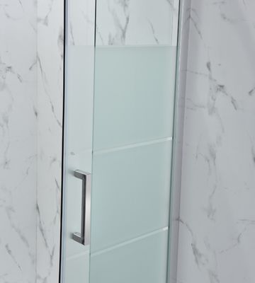 Cerco de alumínio 6mm da casa de banho com chuveiro do quadro 1mm-1.2mm