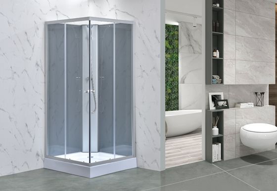 Compartimento de alumínio 800x800x1900mm do chuveiro do banheiro do quadro