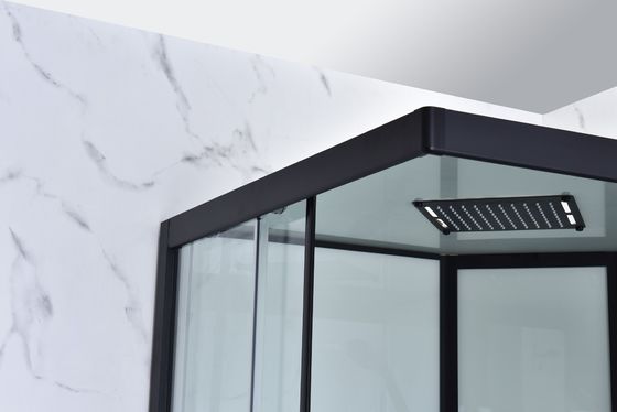 quadro de alumínio do compartimento de vidro do banheiro de 900x900x1900mm
