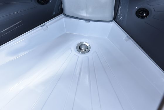 Deslizamento curvado do compartimento do chuveiro do banheiro do canto 4mm aberto