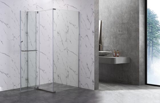 Cercos de vidro quadrados ISO9001 900x900x1900mm do chuveiro do banheiro