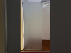 Conjunto de chuveiro de vidro de 8 mm feito sob medida para edifícios de escritórios