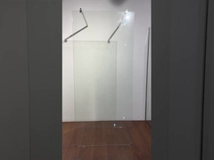 8mm 600x2000mm Pivot Screen Banho vidro de segurança temperado