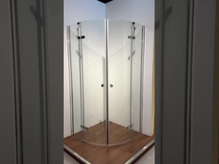 Unidades de chuveiro de canto redondo de vidro curvo 800x800x1900mm